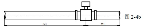 電磁流量計直管段安裝位置圖